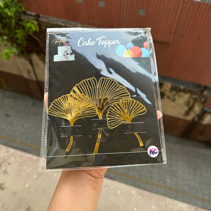 Ginkgo Leaf Acrylic Gold - Set of 3 pc