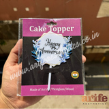 Happy Anniversary Cake Topper