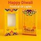 Diwali Multipurpose Kunafa / Chocolate Bar Box • Used For Candle Packaging As Well (10pc)