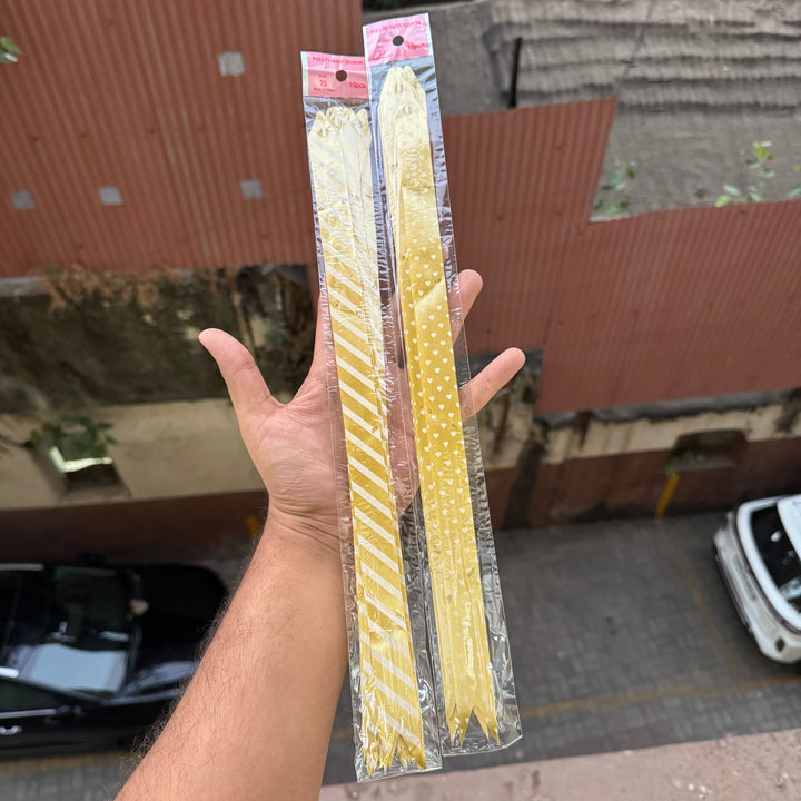 Golden Bow Ribbon (10 pc)