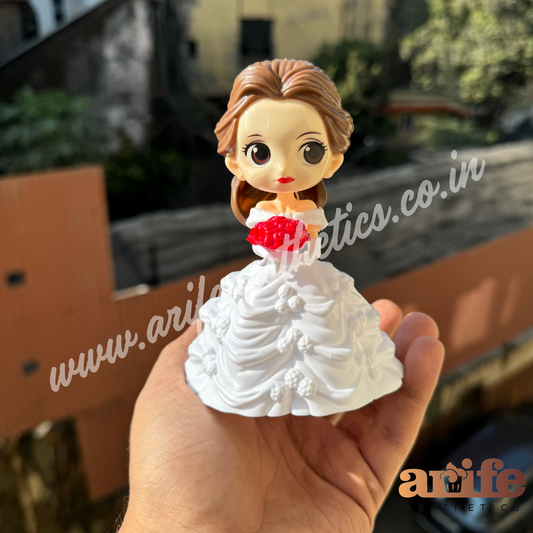 White Doll Toy Topper