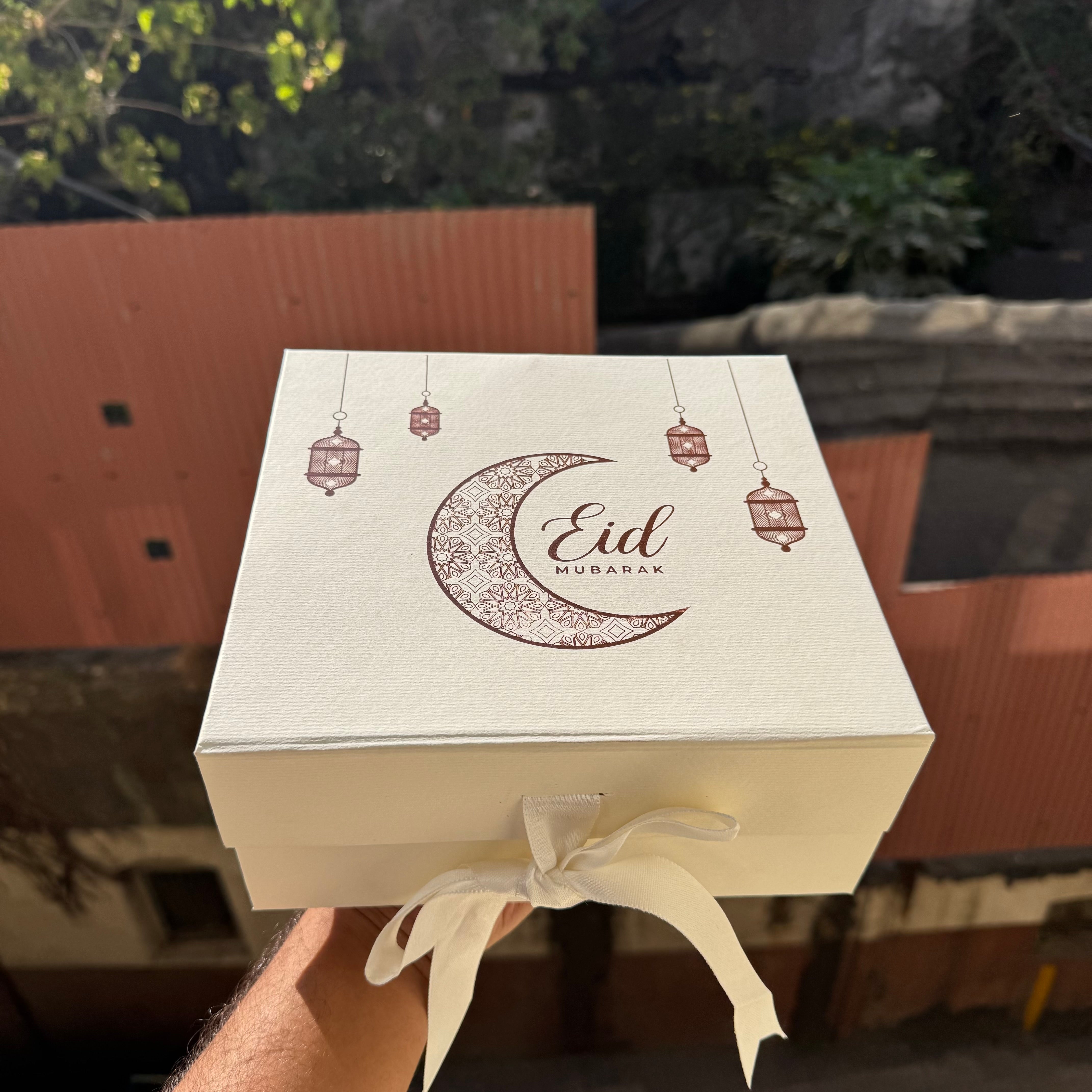 Eid Collapsible Trunk Ribbon Box 1pc