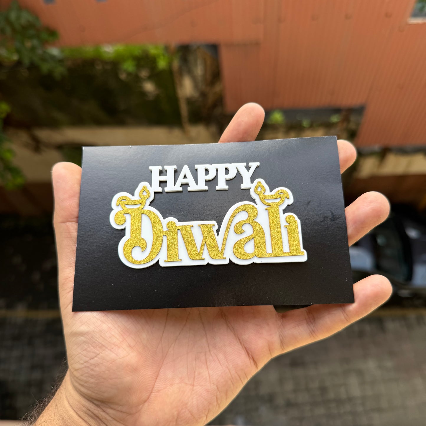 Diwali Double Acrylic Charm