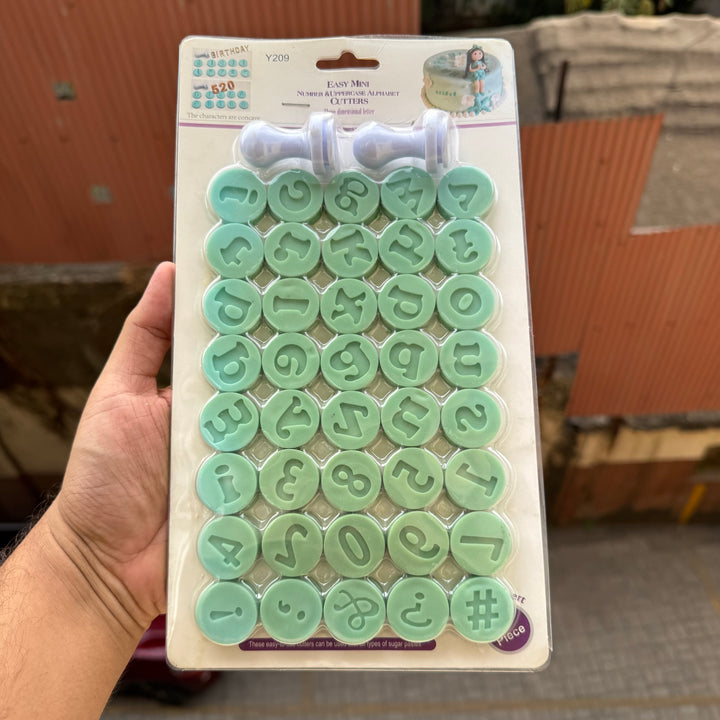 40pc 3D Alphabet And Number Cutter