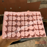 Mini heart cloud raindrop silicon mould