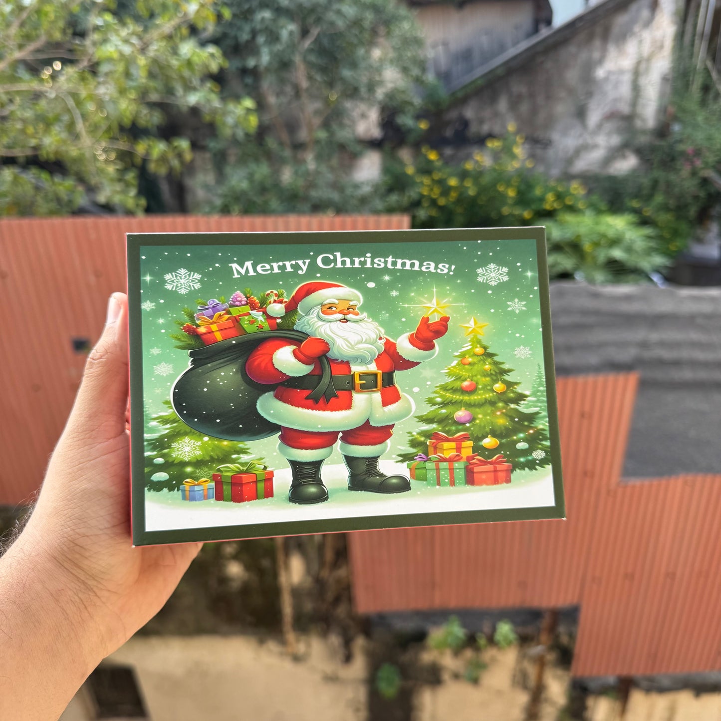 AWWsome Christmas Cookie Box with string (10pc)