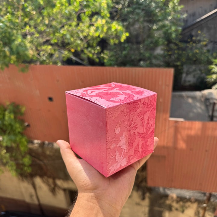 Floral Candle Box For Jar Candle (10pc)