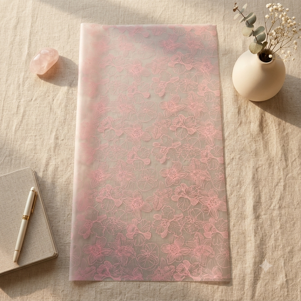 Bouquet Wrapping Sheet - Pink Orchid  - (20 sheets)