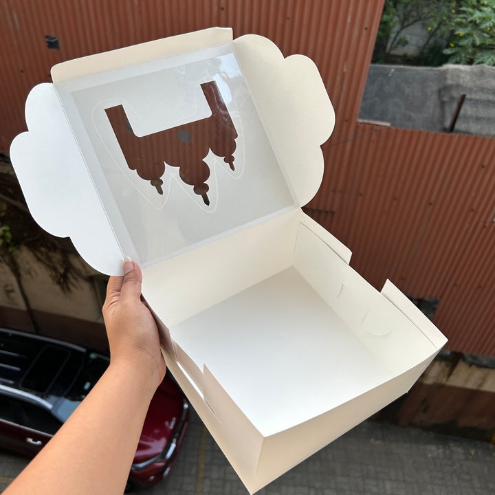 6x6x4 Ramadan Eid Cake/ Hamper Box (10pc)