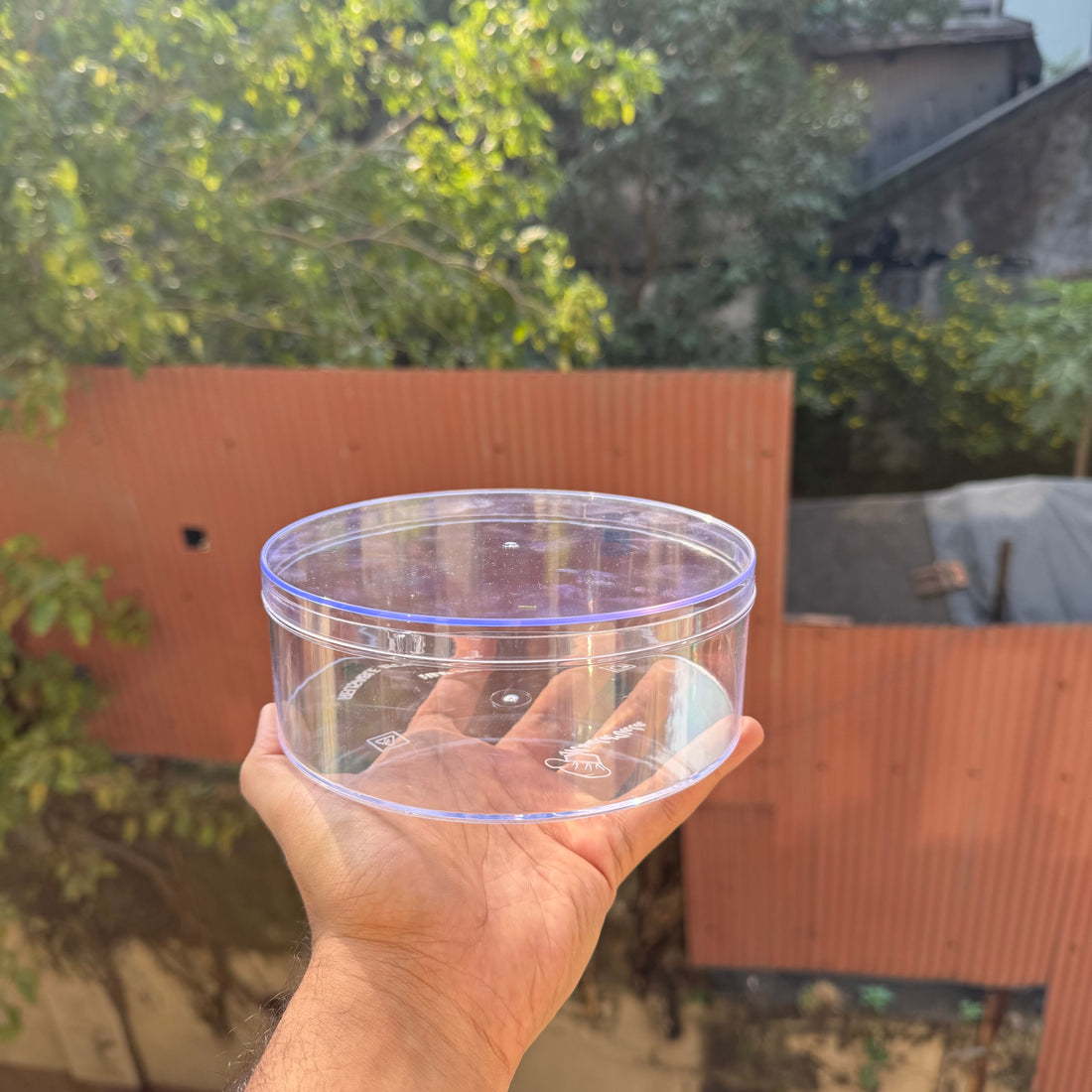 Big Size 6.5inch Round Acrylic Tubs For Matilda Cake & More (12pc set)