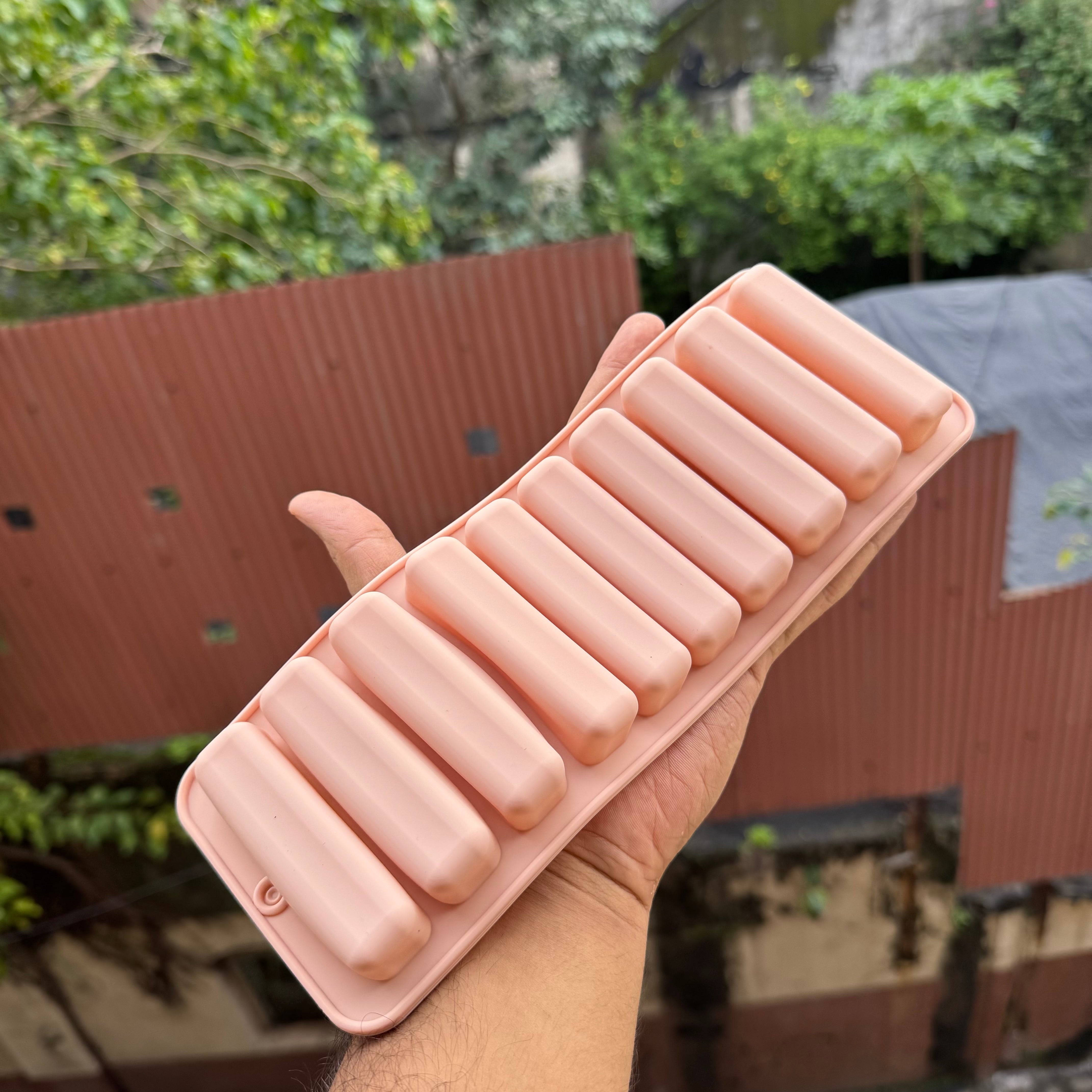 Lady Finger Silicon Mould Pink