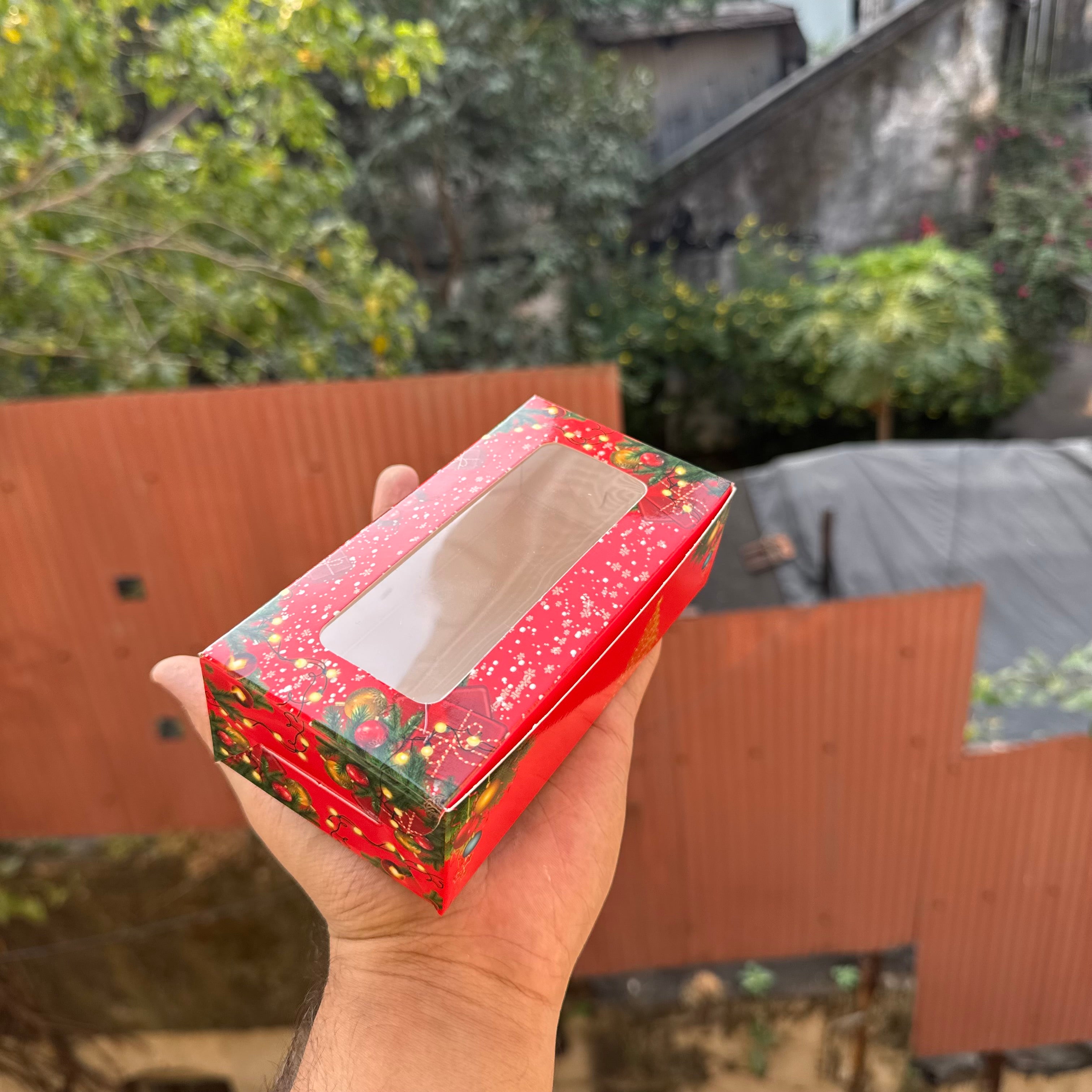 Christmas 2 Brownie Box (10 pc) | Red