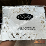 Rectangle Paper Doilies (100pcs)