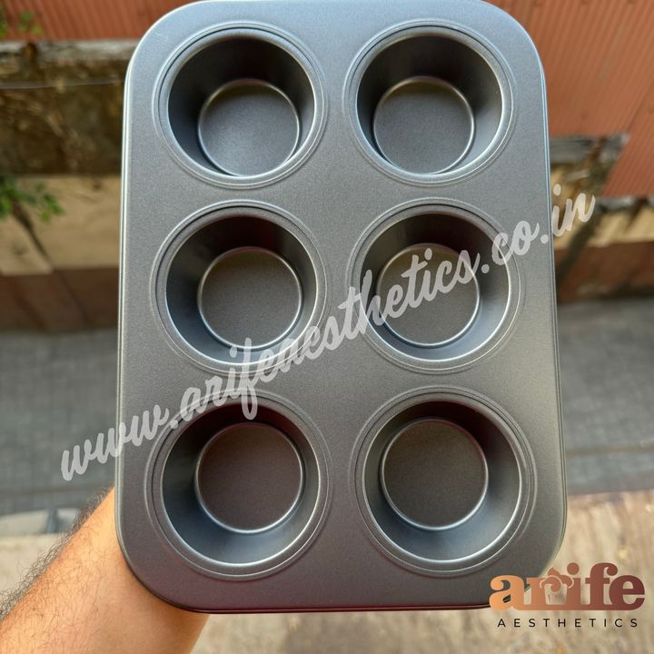 Non Stick Cupcake Tray 6 in 1 Standard