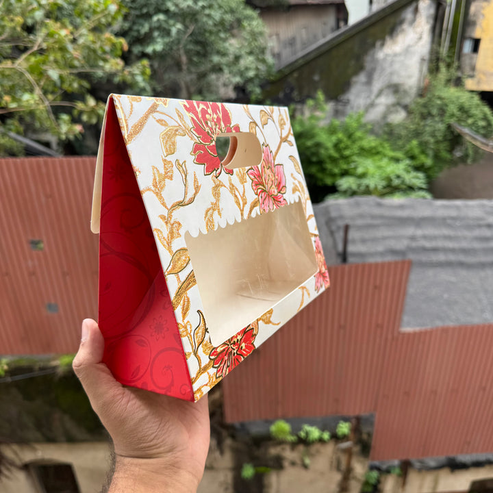 Floral Jar Bag For 3 Jar (10 pc)