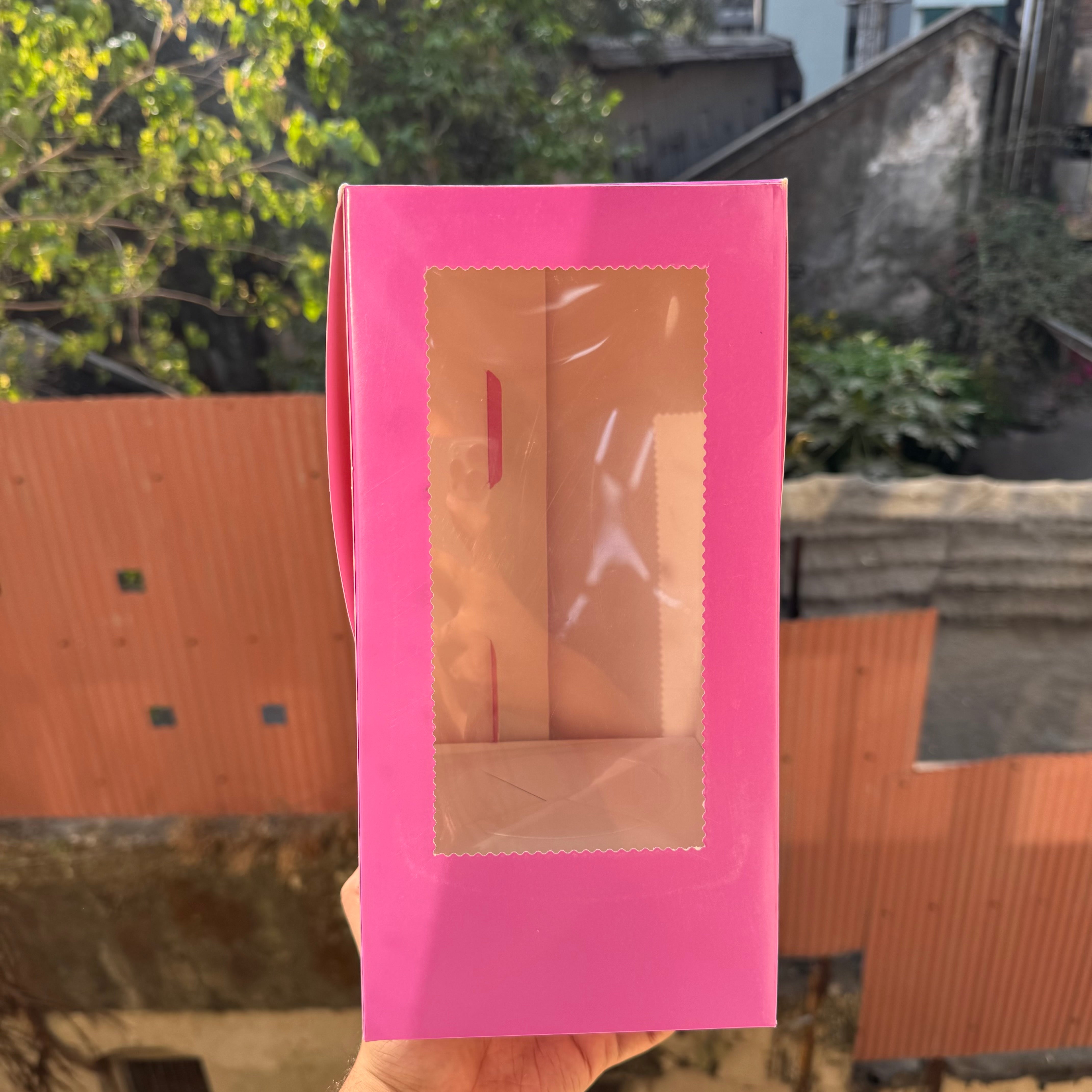 Trending Wine Glass Cake Box Purple