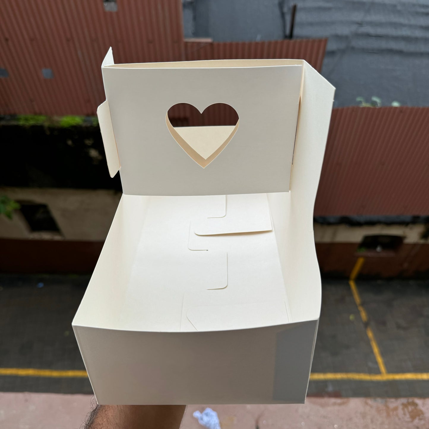 Heart Handle Hamper Box