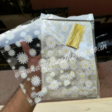 Daisy Cookie Bag / Pouch (6x8inch)