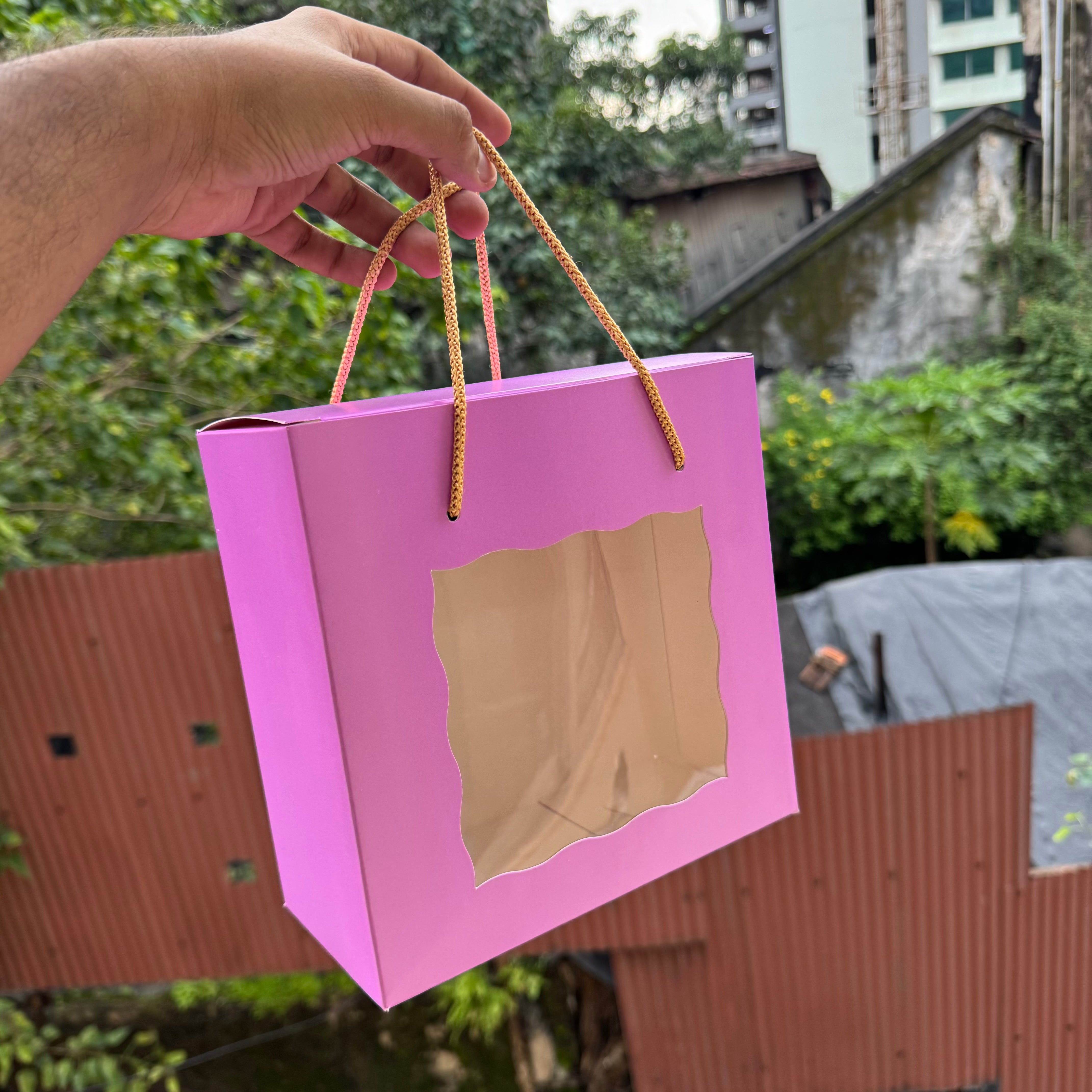 Hamper Bag With Handle 8” (10pc)