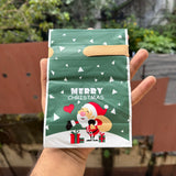 Christmas Ribbon Candy / Cookie Pouch Bag - 50pcs in a pack