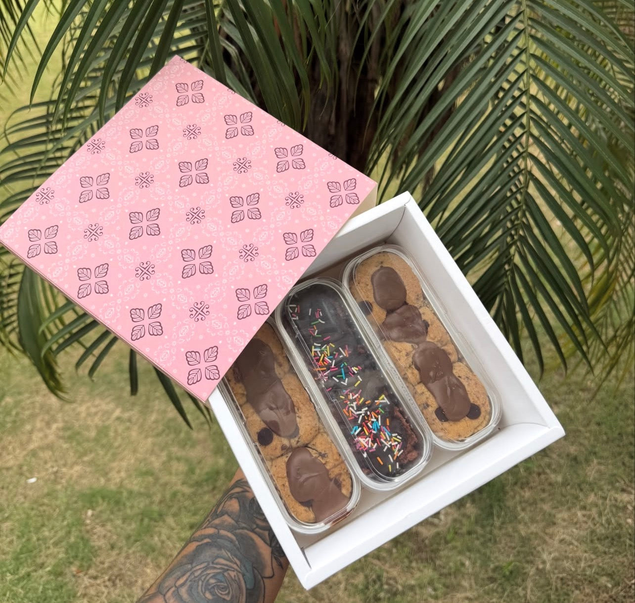 Festive Hamper Box 7x7x3.5inch (10pc)