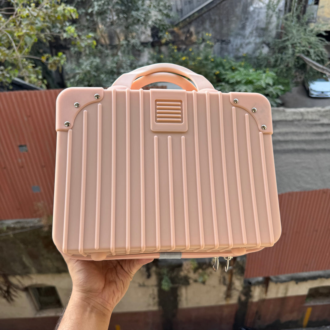 Skintone Mini Suitcase Packaging For Hamper 1pck