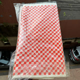 Red Checks Butter Paper (50 sheets)