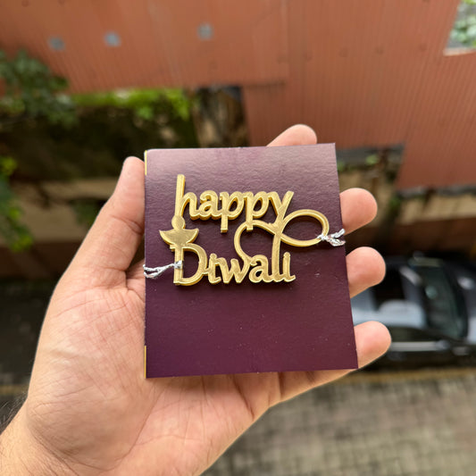 3inch Diwali Acrylic Charms (5pc) • happy Diwali