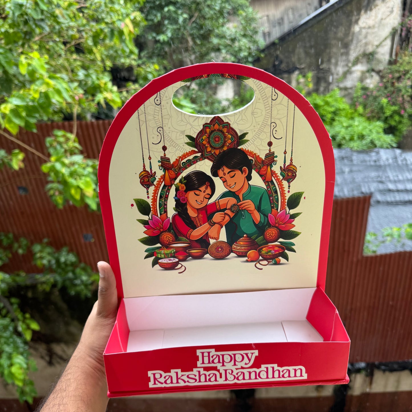 Collapsible Rakhi Hamper Stand