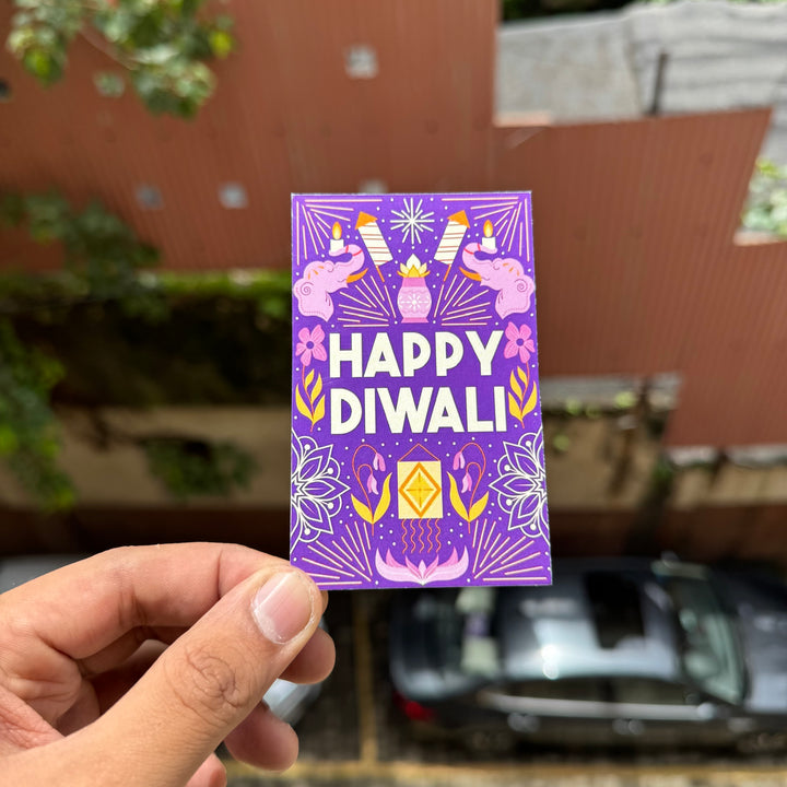 Diwali Cards Big Mix (10pc) Bright