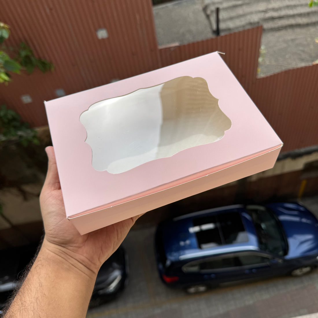 Pastel Peach 6 Brownie Box (10pc)