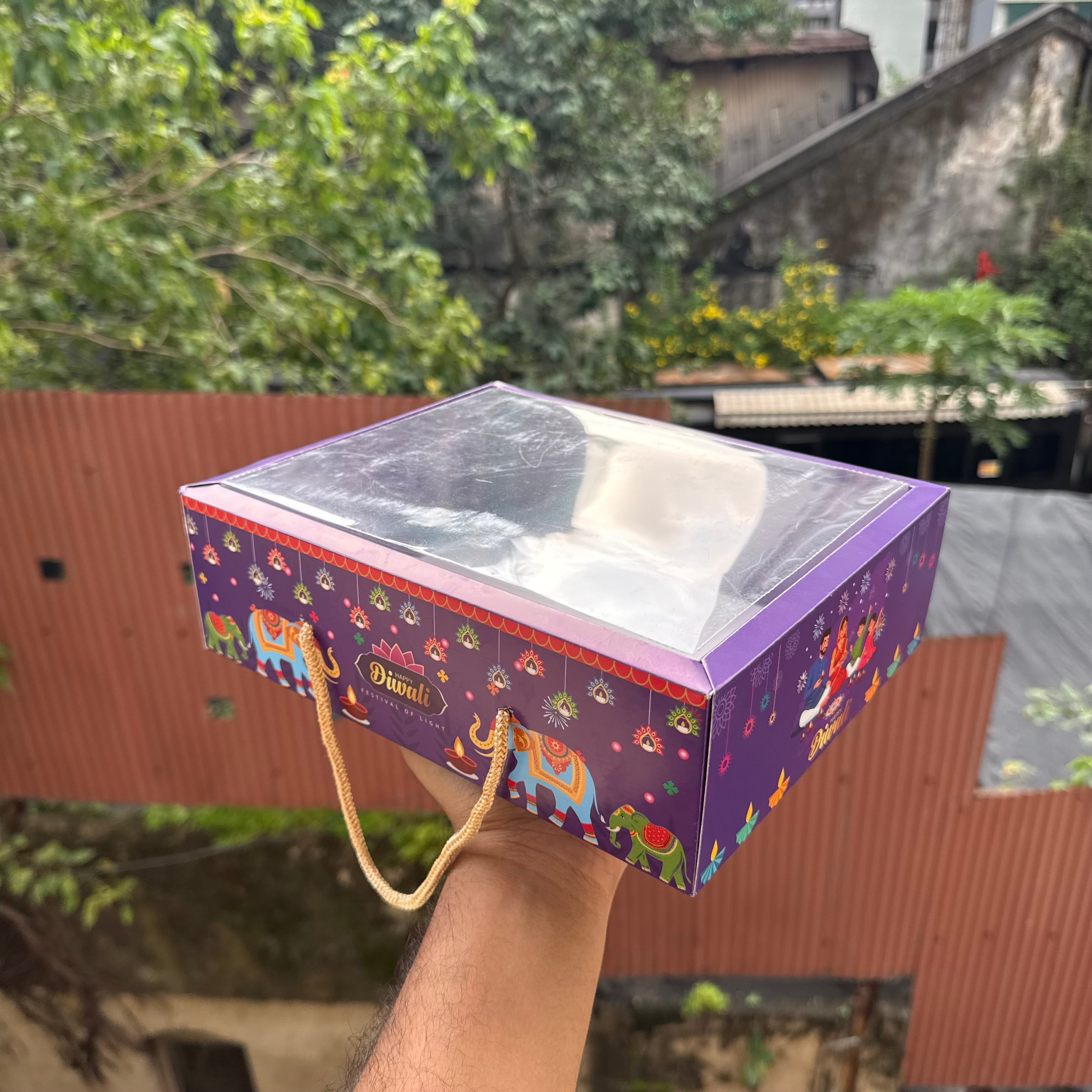 Diwali Hamper Box With String (10 pc)