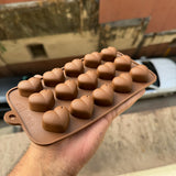 Heart Chocolate Silicon Mould