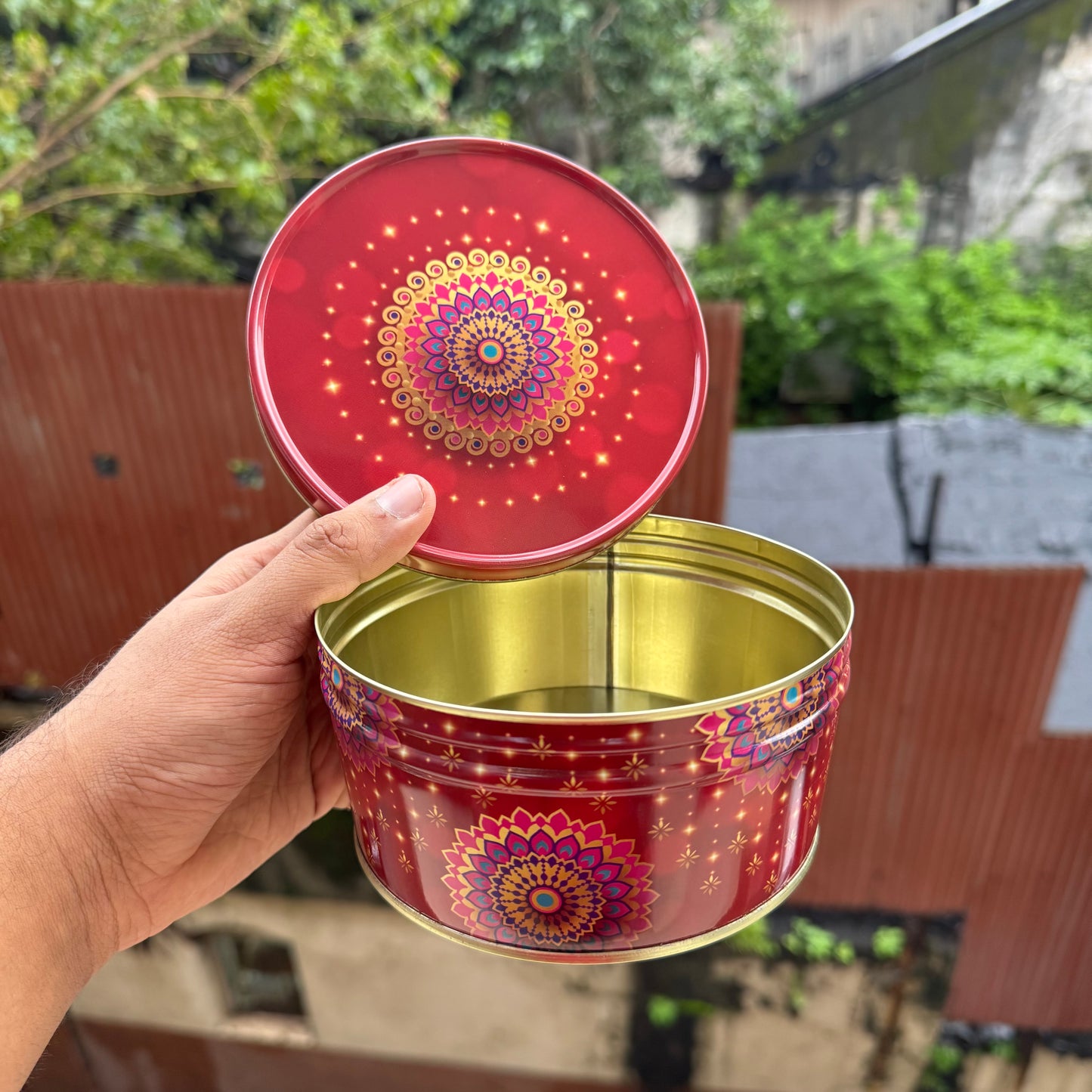 Festive Printed Dream Tin