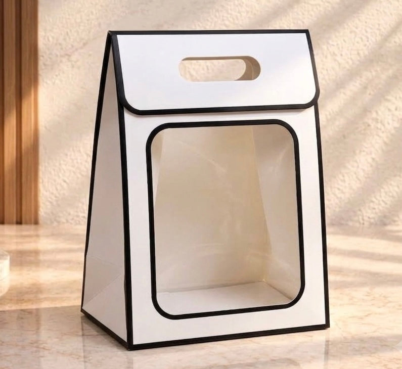 The Frame Hamper Tote Bag (10pc) | 12x9x5inch | White