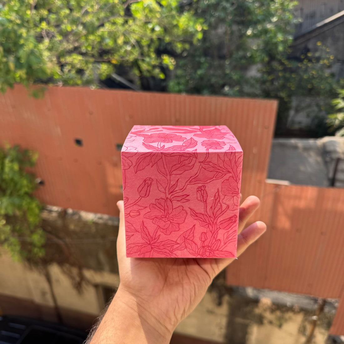 Floral Candle Box For Jar Candle (10pc)