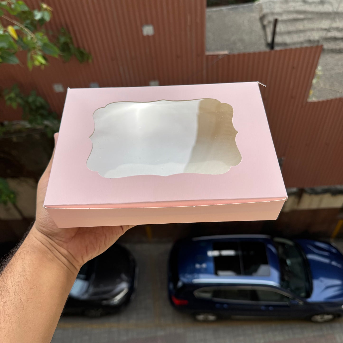 Pastel Peach 6 Brownie Box (10pc)
