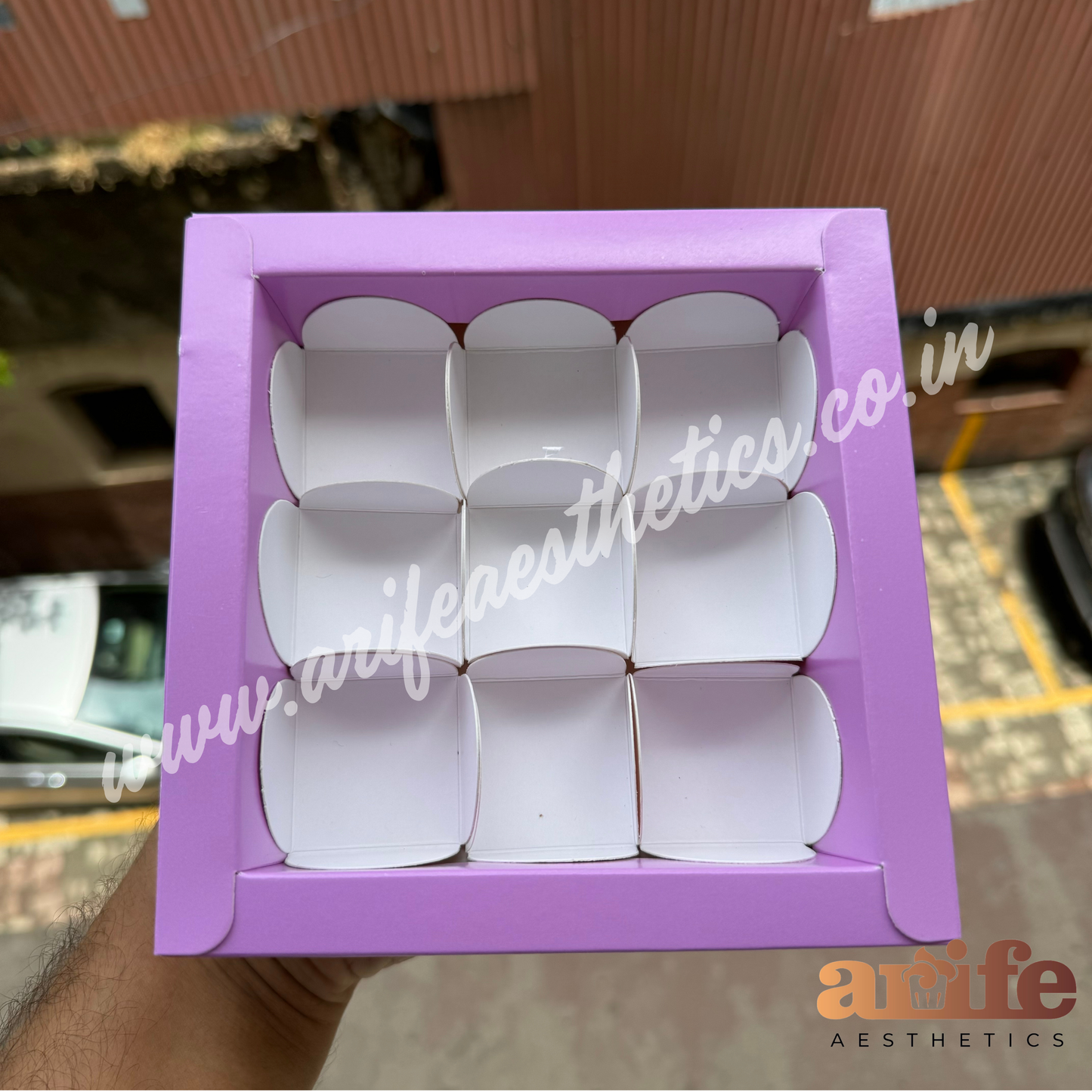 9 Cavity Chocolate Box (10pcs)