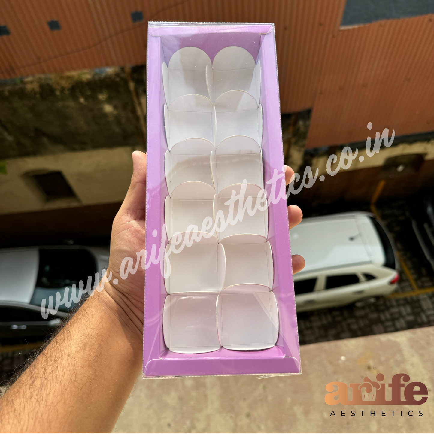 12 Cavity Premium Chocolate Box (10pcs)