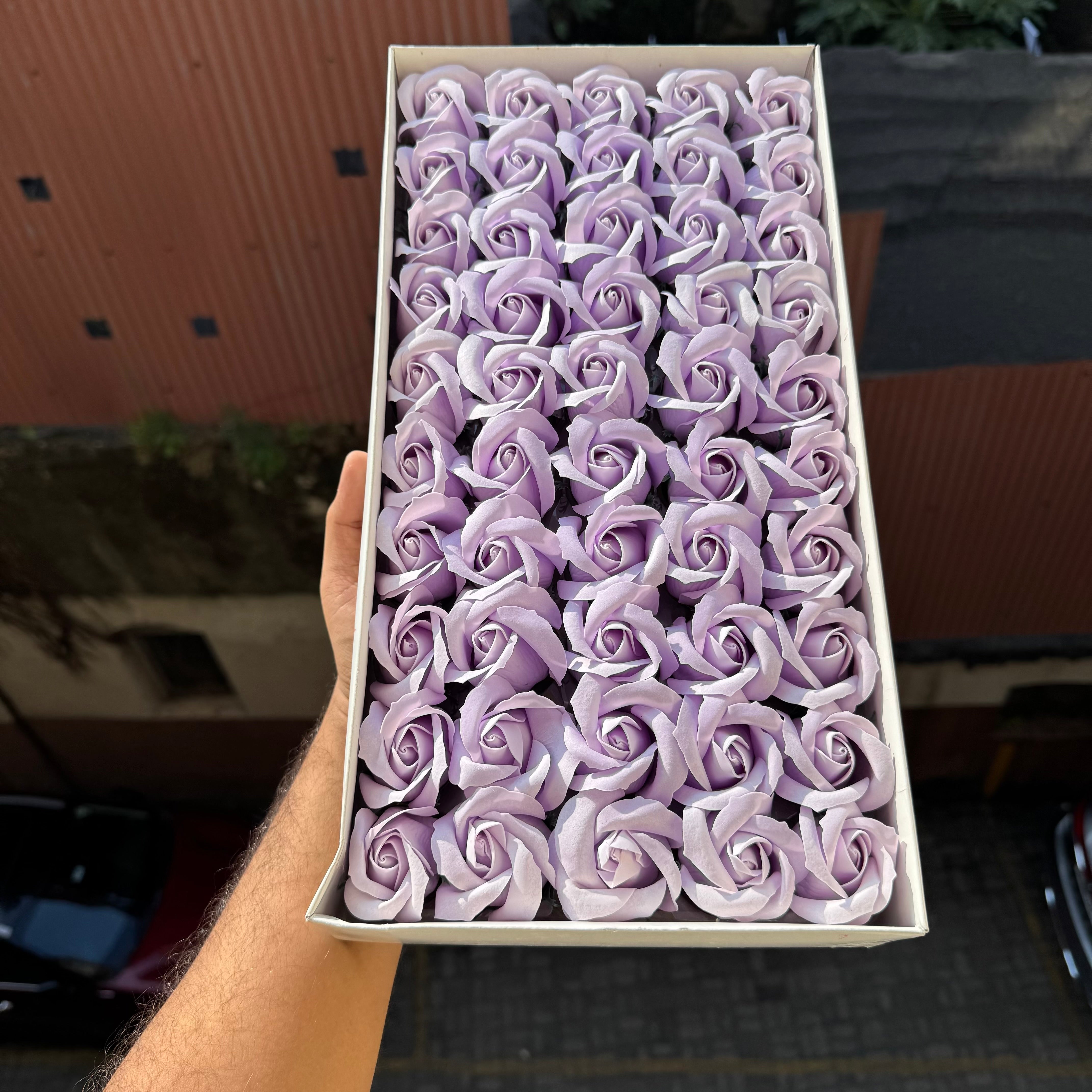 Scented Soap Roses Artificial Flower For Cake Decoration (25pc)