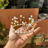 Pearl White Crown Tiara