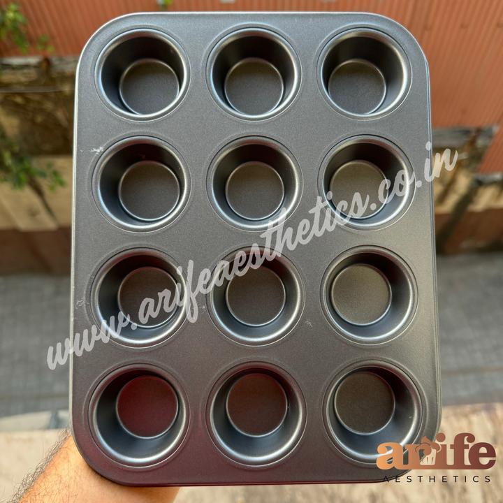 Non Stick Cupcake Tray 12 in 1 Medium