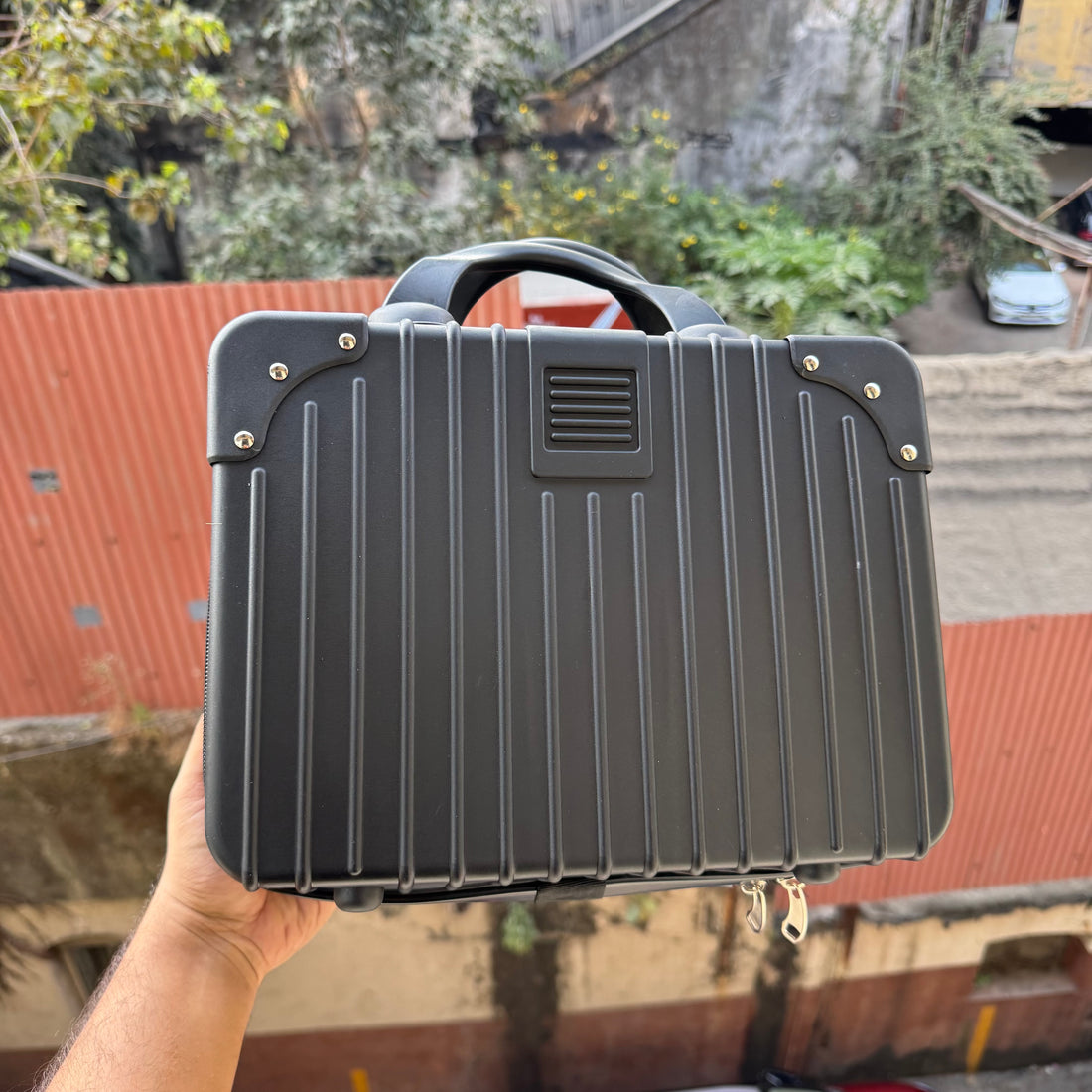 Black Mini Suitcase Packaging For Hamper 1pck