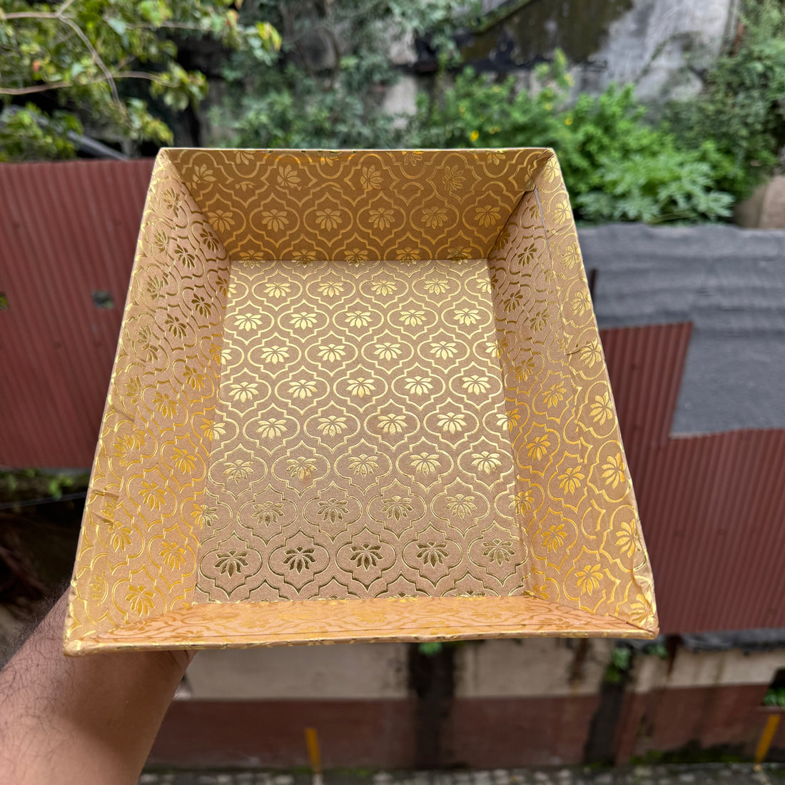 Festive Hamper Rectangle Tray (5pc)