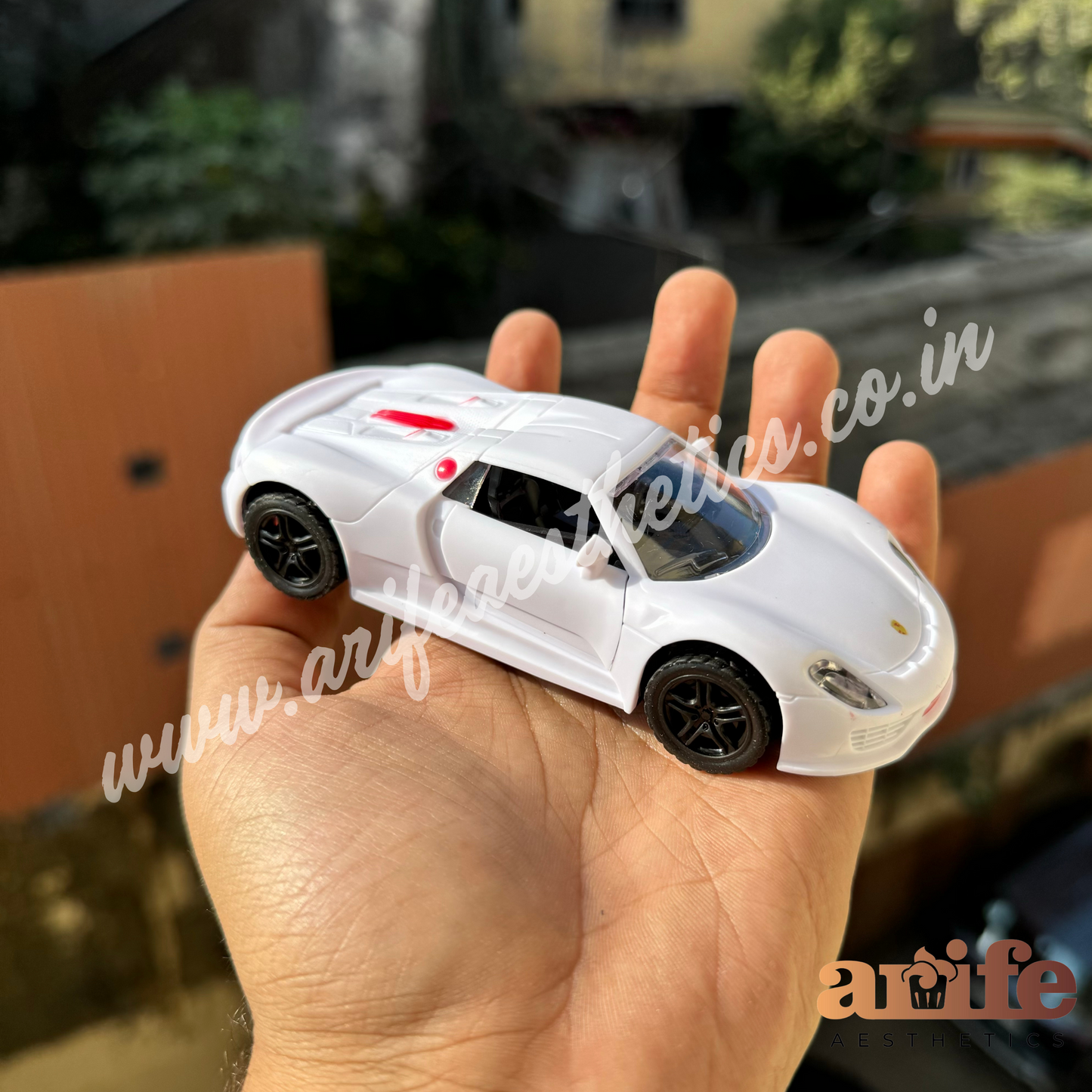 White Car Toy Topper