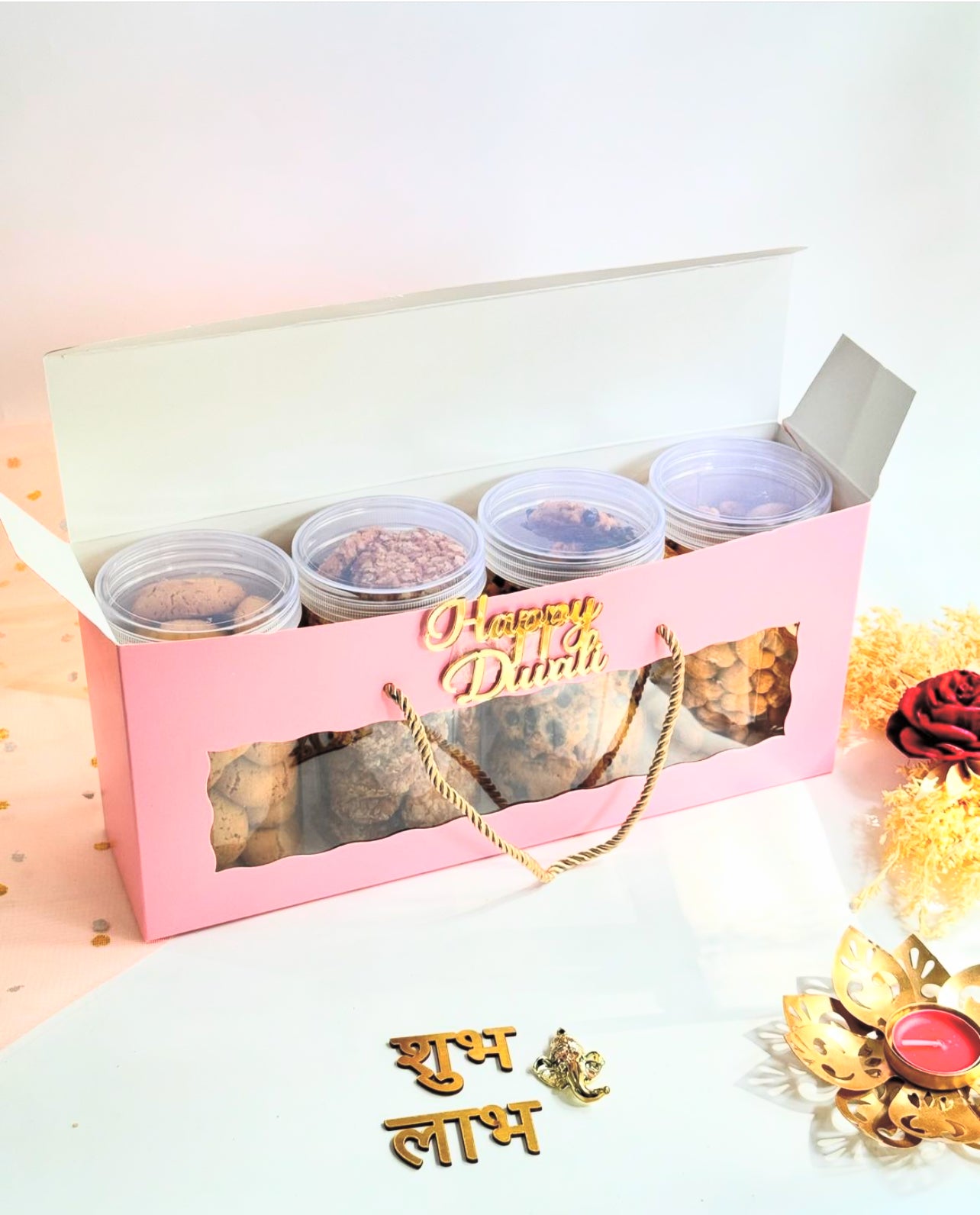 4 Jar Trunk Hamper Box (10pc)