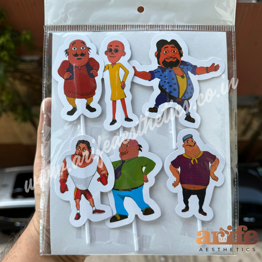 Motu Patlu Paper Topper Set