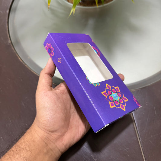 Diwali Multipurpose Kunafa / Chocolate Bar Box • Used For Candle Packaging As Well (10pc)