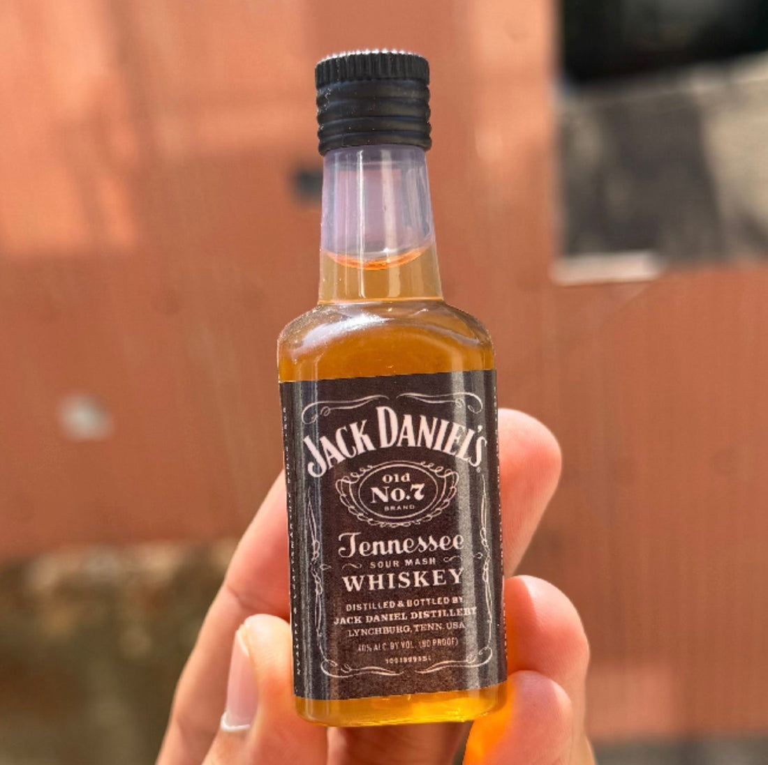 Whiskey Theme Cake Topper – Mini Dummy Alcohol Bottle
