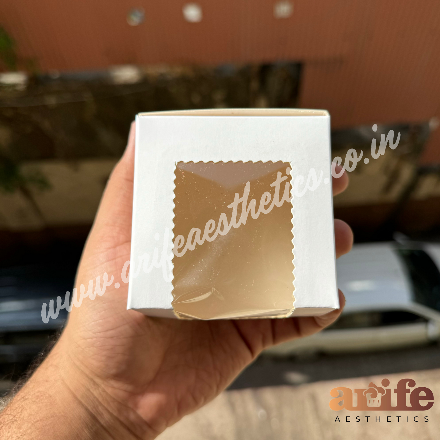 1 in 1 Brownie / Cookie Box 10pcs White